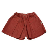 PETIT INDI short tinta unita con elastico in vita Corallo per Bambino AW24BK5719J CORALLO PETIT INDI