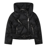 JOHN RICHMOND giubbino tinta unita con zip e cappuccio Nero per Bambina RGA24001PL NERO JOHN RICHMOND