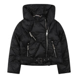 JOHN RICHMOND giubbino tinta unita con zip e cappuccio Nero per Bambina RGA24001PL NERO JOHN RICHMOND