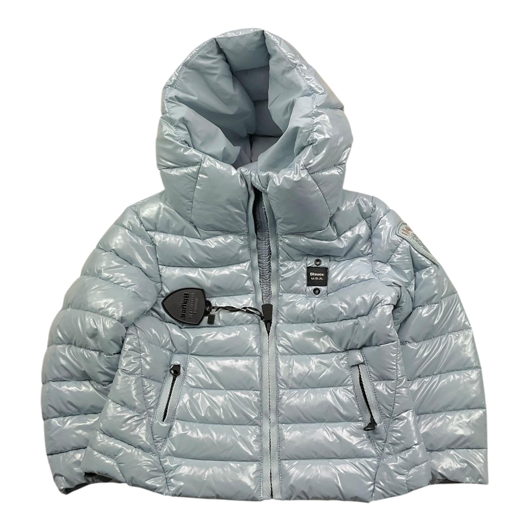 BLAUER giubbino tinta unita con cappuccio Azzurro per Neonato 24WBLGC02509 AZZURRO BLAUER