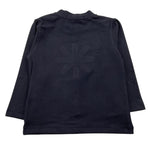 MANUEL RITZ shirt girocollo tinta unita con logo Blu per Bambino MR2820 BLU MANUEL RITZ