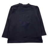 MANUEL RITZ shirt girocollo tinta unita con logo Blu per Bambino MR2820 BLU MANUEL RITZ