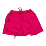 FUN & FUN gonna tinta unita con logo Fuxia per Bambina FBSK00170 FUXIA FUN & FUN