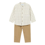MAYORAL completo 2 pezzi camicia-pantalone Beige per Neonato 2545 BEIGE MAYORAL