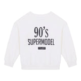 DOLCE & GABBANA felpa tinta unita girocollo con stampa Bianco per Bambino L5JW5D BIANCO DOLCE & GABBANA