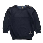 SP1 maglia girocollo tinta unita Blu per Neonato N9901348 BLU SP1