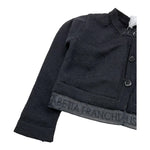 ELISABETTA FRANCHI coprispalle tinta unita  Nero per Neonata EGMA07 NERO ELISABETTA FRANCHI