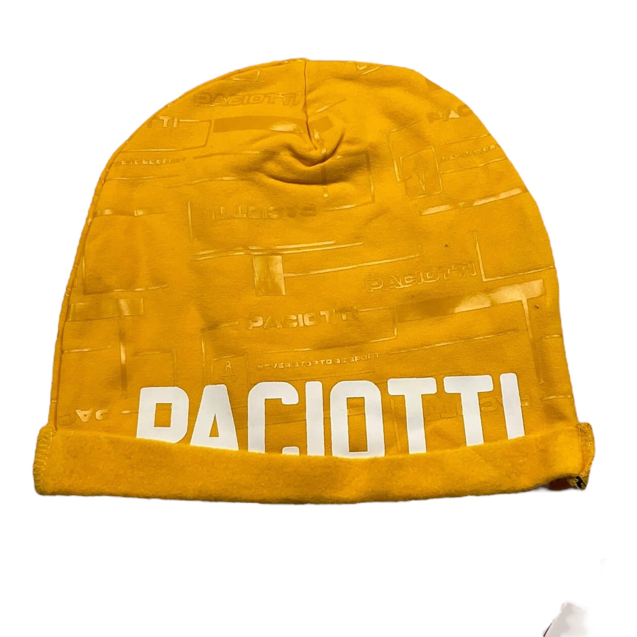 CESARE PACIOTTI cappello tinta unita con logo Giallo per Bambino CAP3304J GIALLO CESARE PACIOTTI