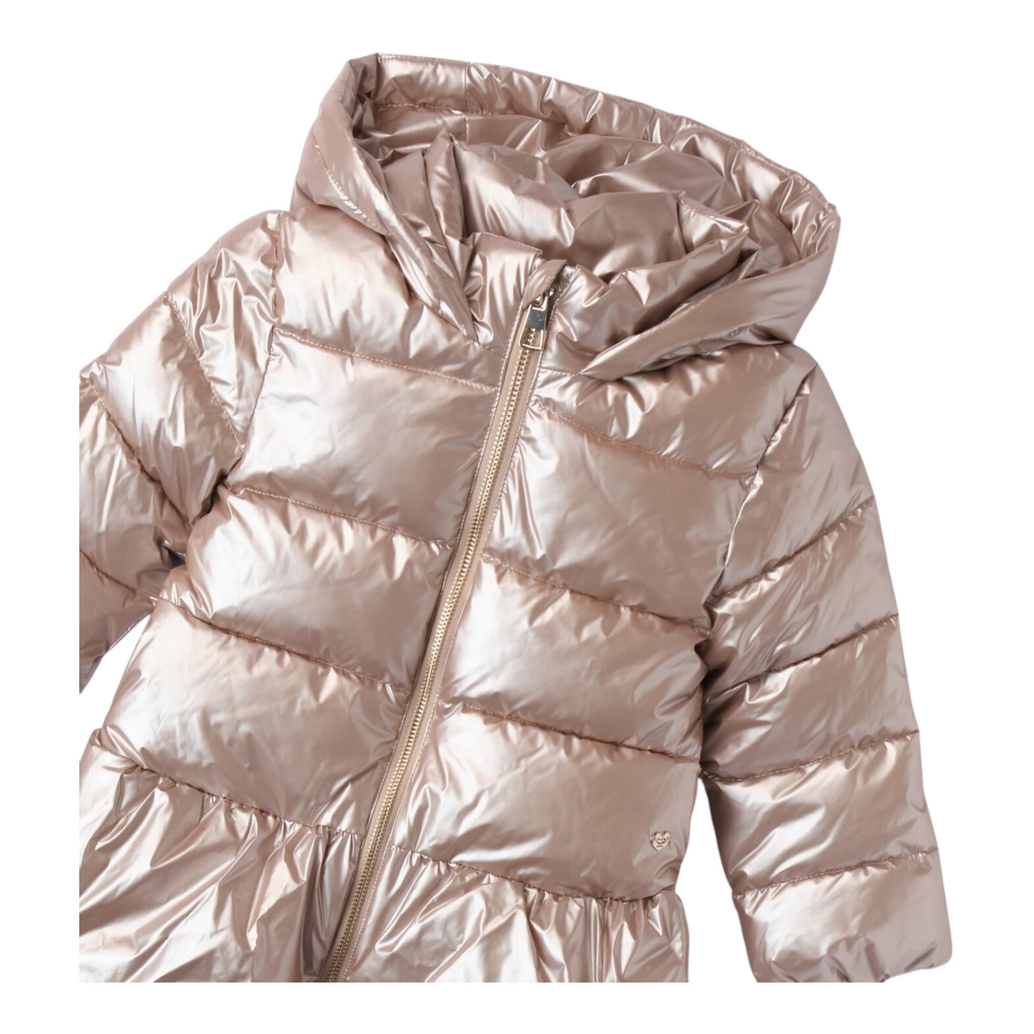 SARABANDA giubbino reversibile tinta unita con zip e cappuccio Rosa per Neonata A285 ROSA SARABANDA
