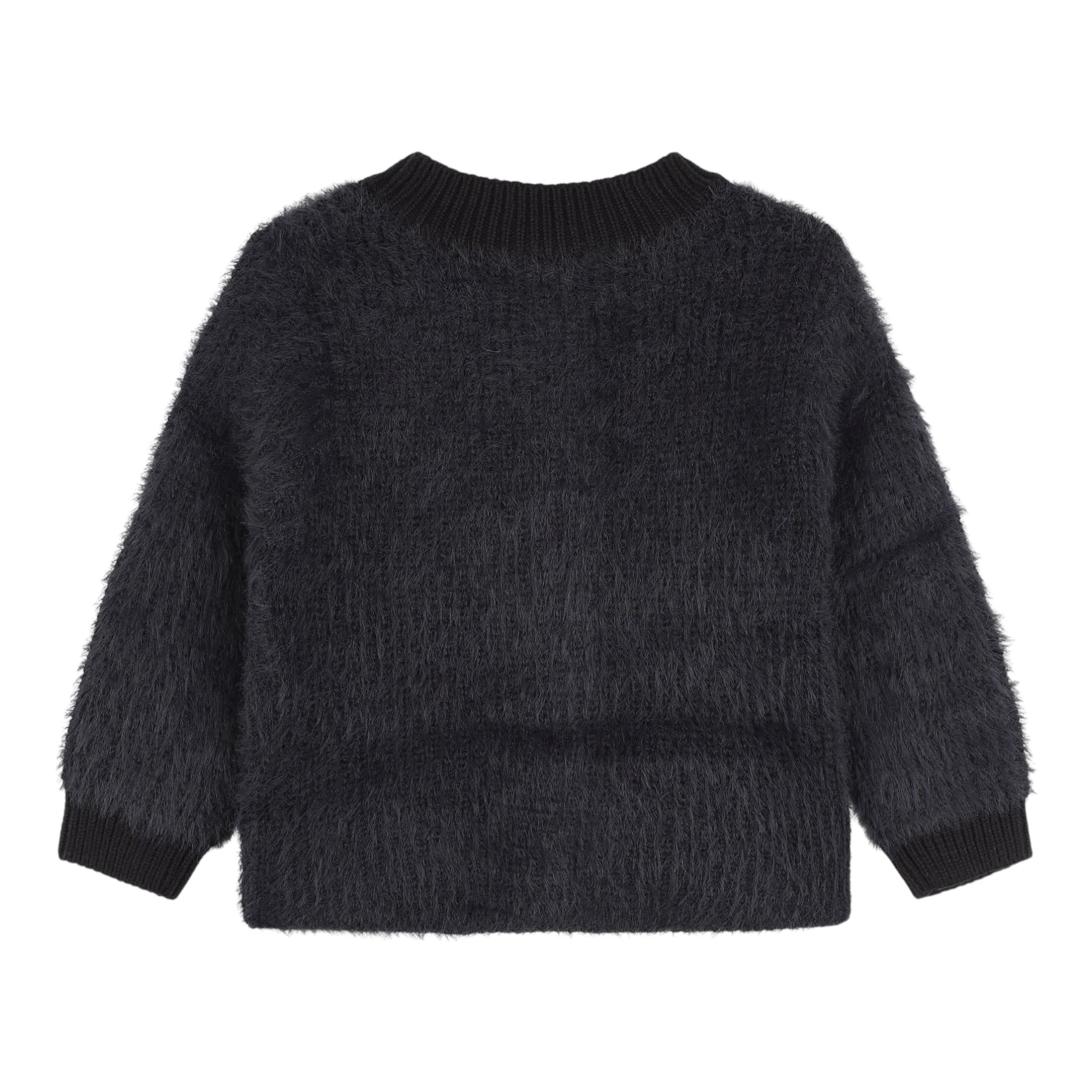 CARRE'MENT BEAU cardigan tinta unita con ricamo cuore Blu per Neonata Y05268 BLU CARRE'MENT BEAU