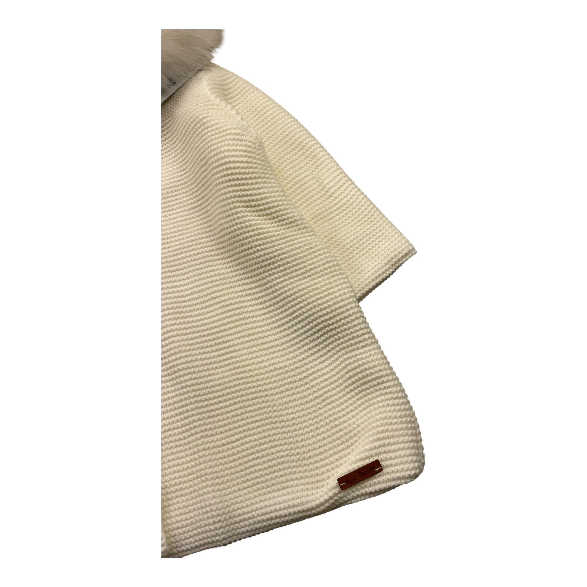 MAC ILUSIO'N cardigan tinta unita con cappuccio Panna per Neonata 9498H PANNA MAC ILUSIO'N