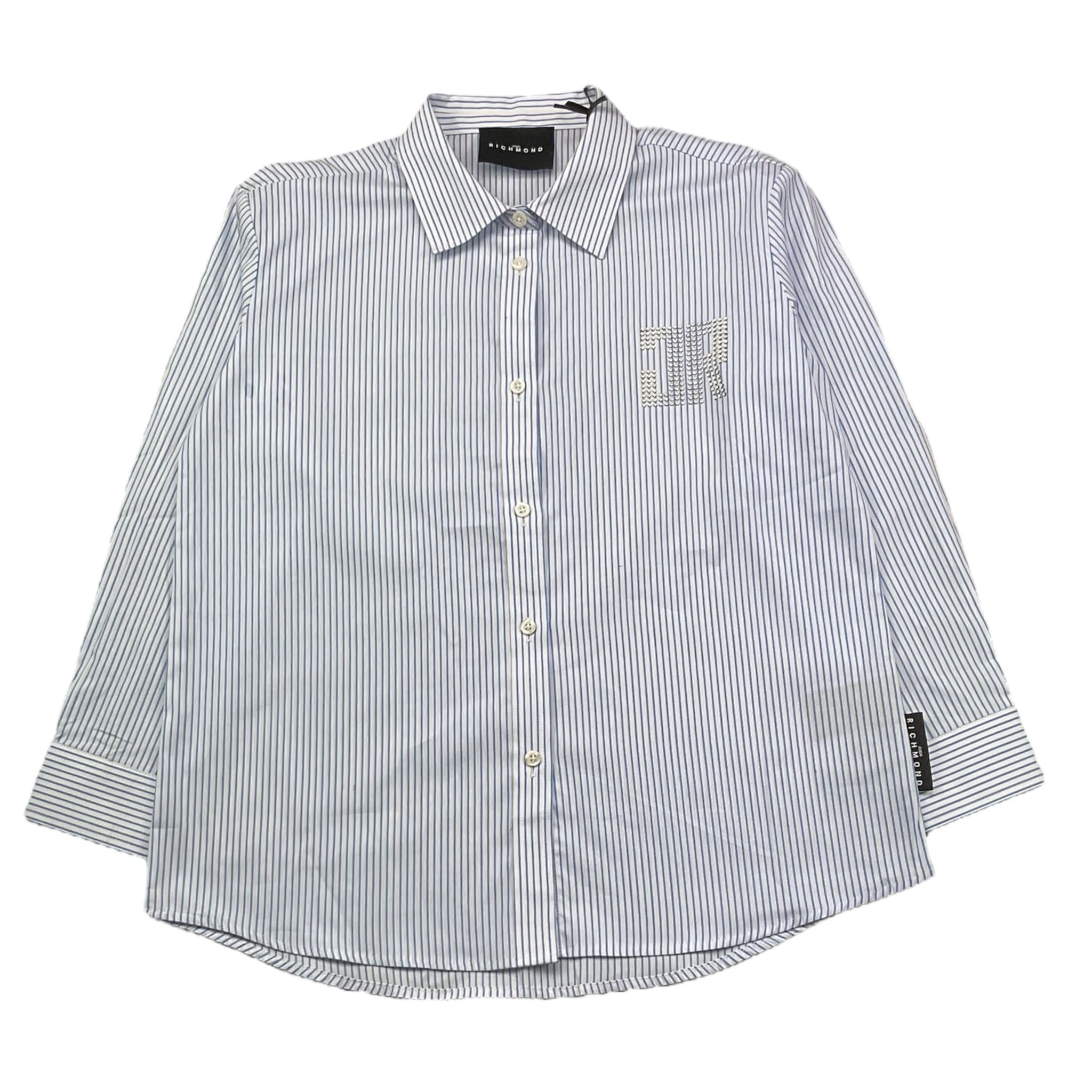 JOHN RICHMOND camicia manica lunga fantasia a ighe Bianco per Bambina RGA25176CA BIANCO JOHN RICHMOND