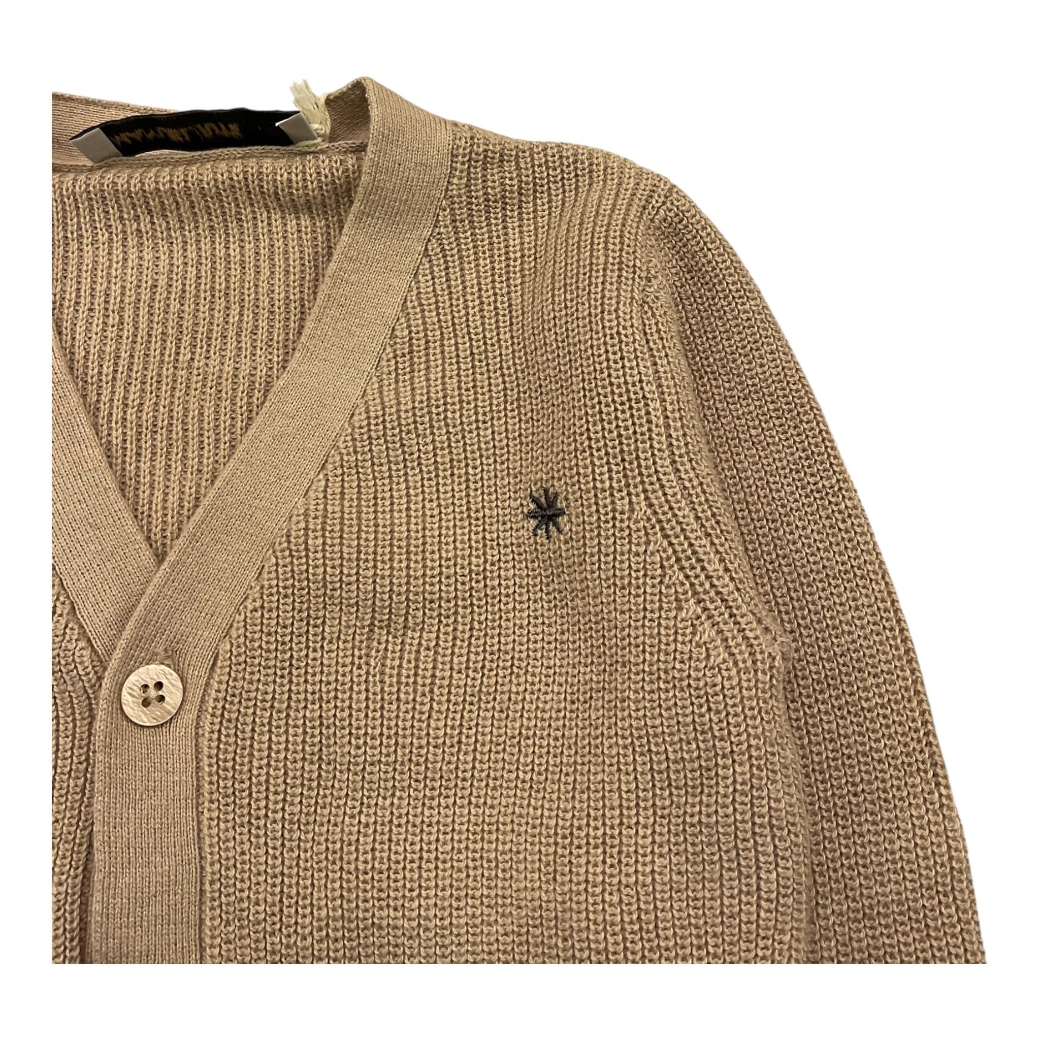 MANUEL RITZ cardigan tinta unita con taschini Beige per Neonato MR2720 BEIGE MANUEL RITZ