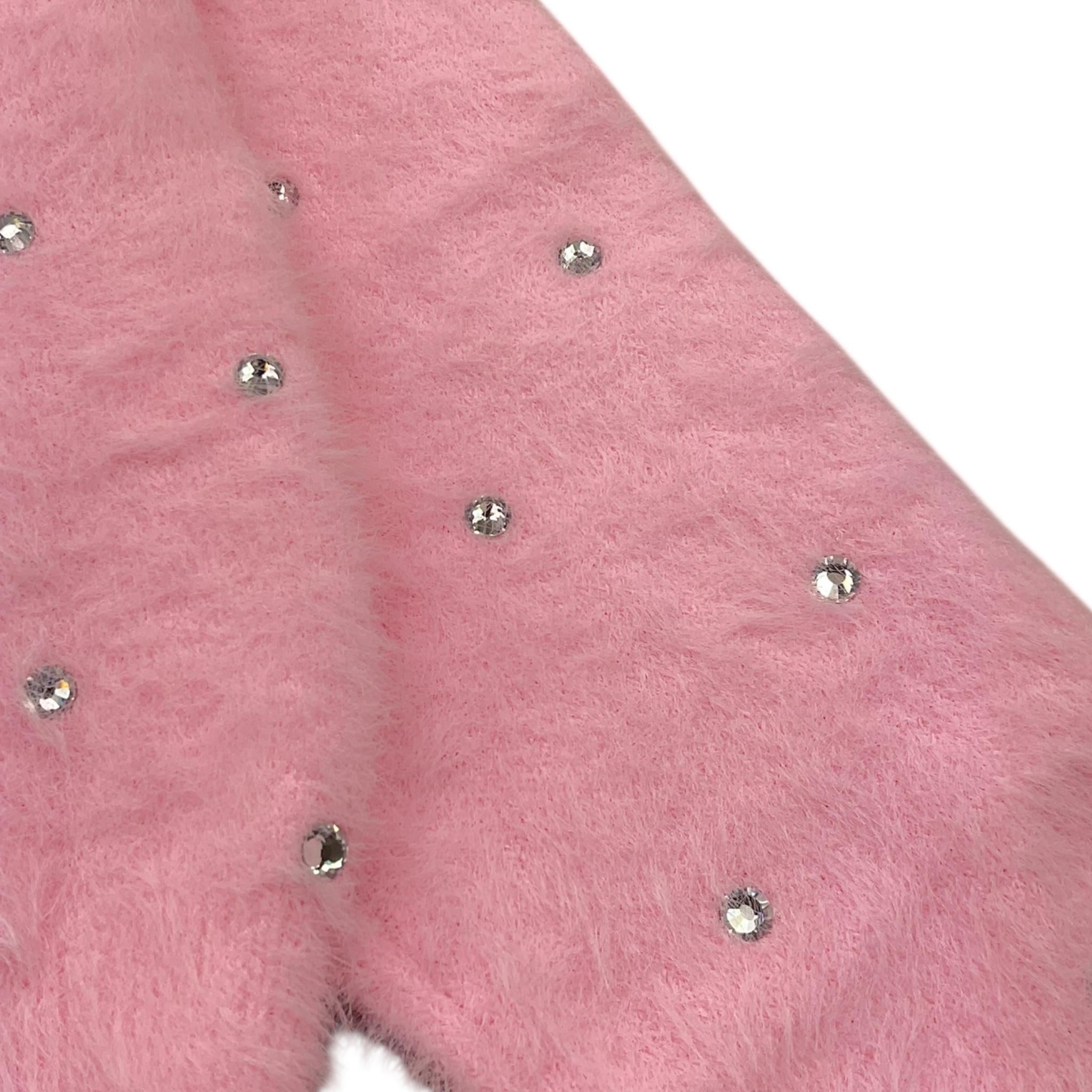 PHILOSOPHY cardigan tinta unita con brillantini Rosa per Bambina PFMA008 ROSA PHILOSOPHY