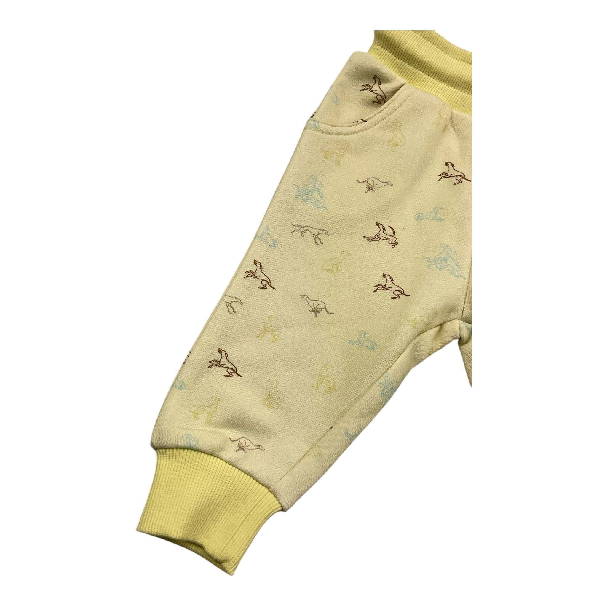 TRUSSARDI pantalone tuta tinta unita Giallo per Neonato TIA25177 GIALLO TRUSSARDI