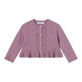 MAYORAL cardigan tinta unita traforato Viola per Neonata 2326XX VIOLA MAYORAL