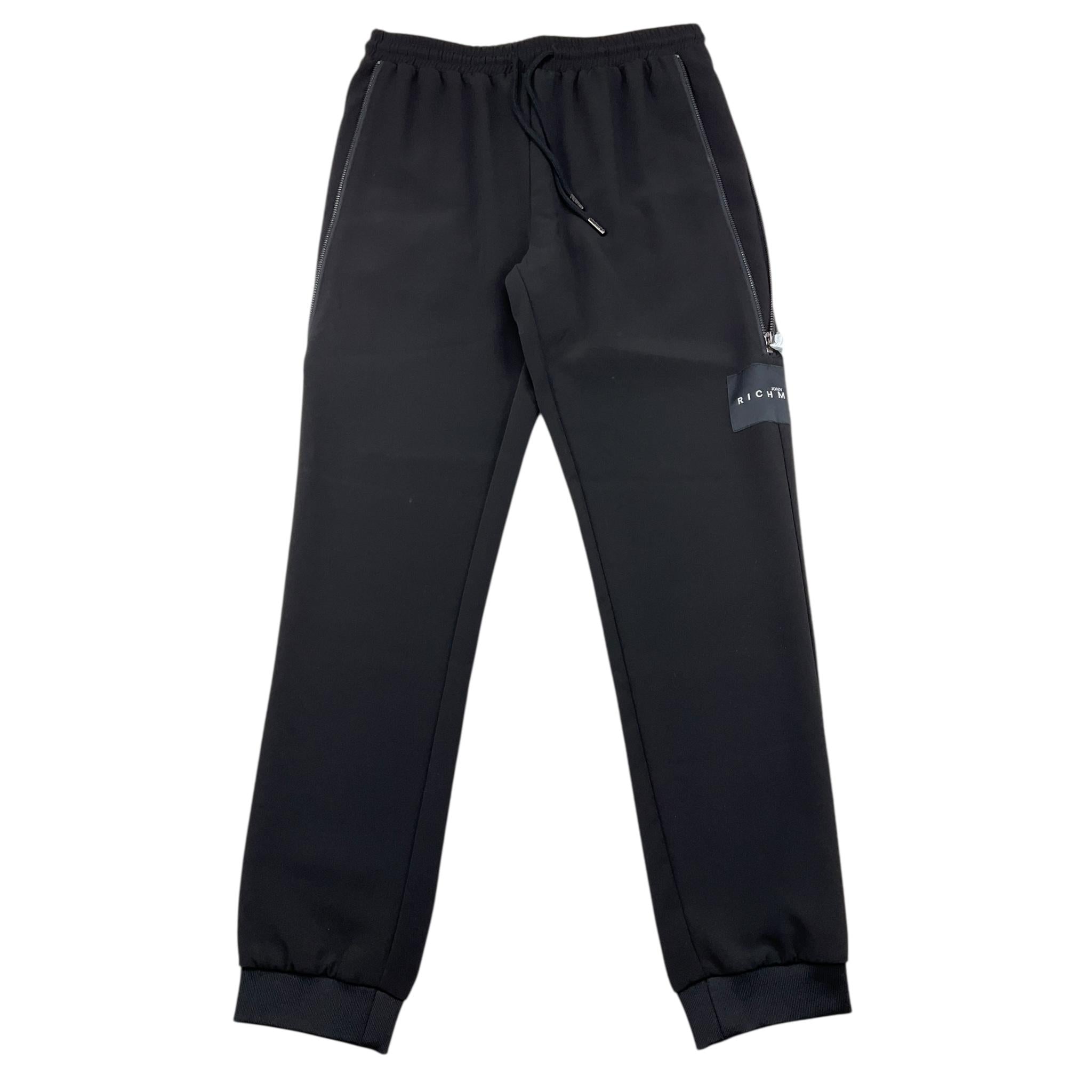 JOHN RICHMOND pantalone tinta unita con elastico in vita Nero per Bambino RBA22080PA NERO JOHN RICHMOND