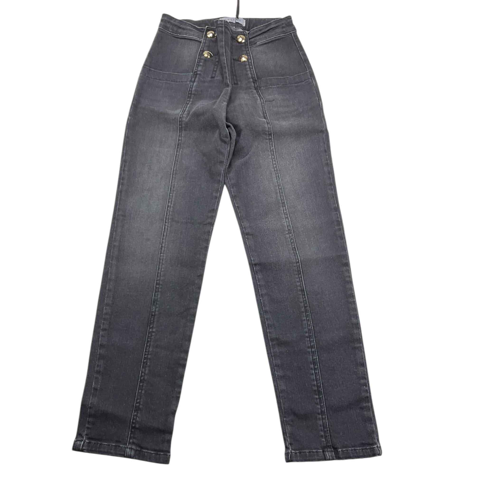 GAELLE jeans tinta unita con girovita regolabile Nero per Bambina 2741PD0906 NERO GAELLE