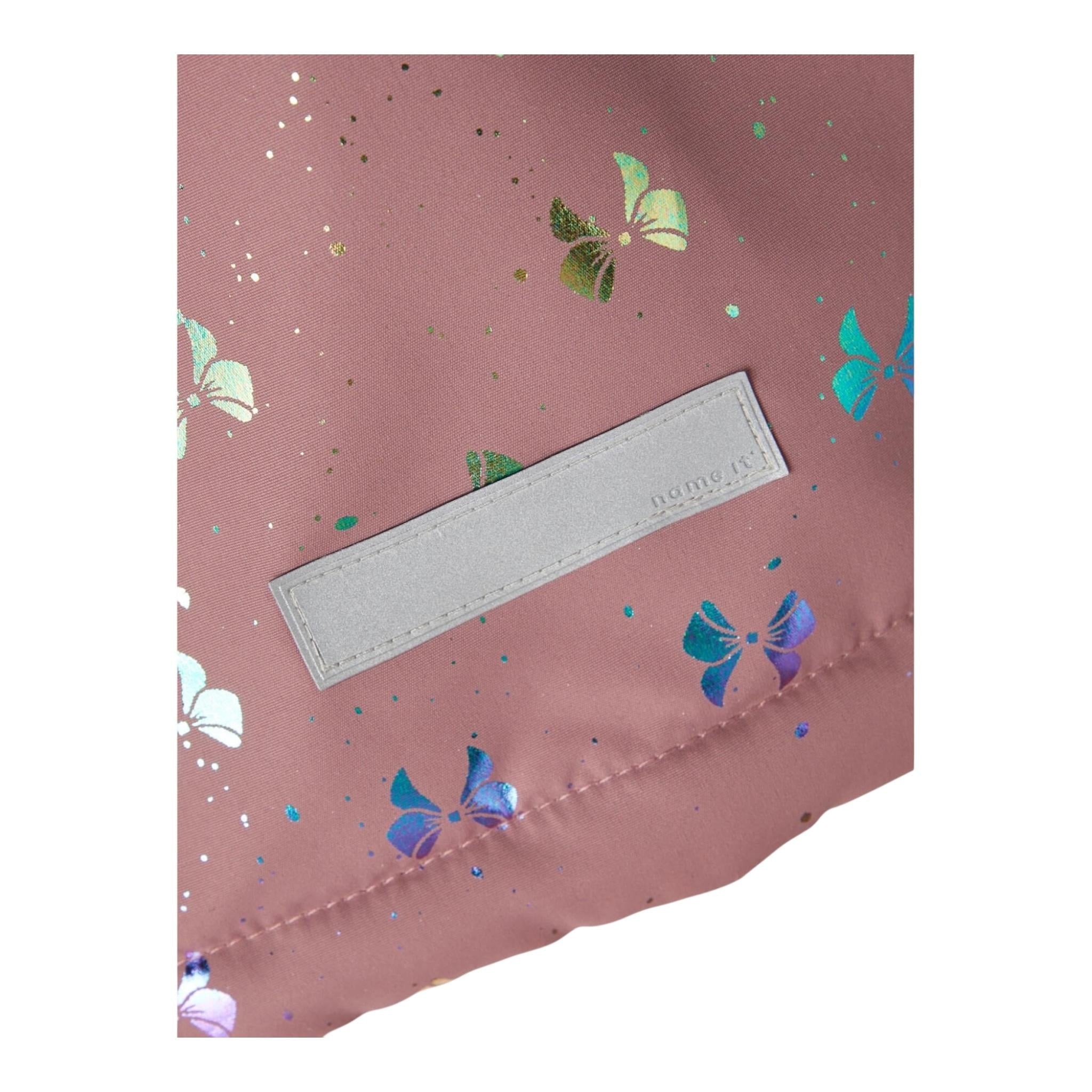 NAME IT giubbino tinta unita con cappuccio e stampa Rosa per Bambina 13218214 ROSA NAME IT