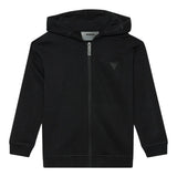 GUESS felpa con zip e cappuccio tinta unita Nero per Bambino L2YQ44KAIJ1 NERO GUESS
