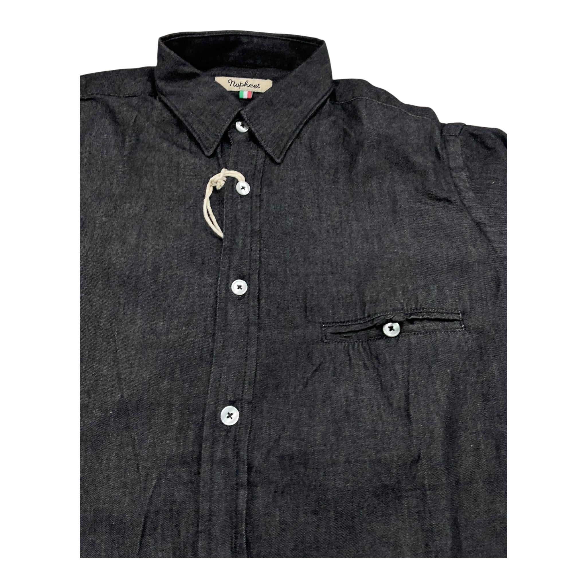 NUPKEET camicia manica lunga tinta unita Grigio per Bambino 34NK545 GRIGIO NUPKEET