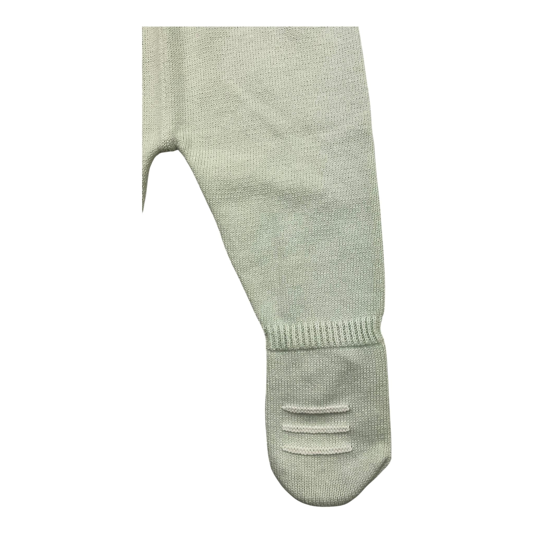 YATSI BABY completo maglia-ghettina tinta unita Verde acqua per Neonato 24110172 VERDE ACQUA YATSI BABY