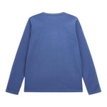 GUESS shirt girocollo tinta unita con logo Blu per Bambino L4YI38K8HM4 BLU GUESS