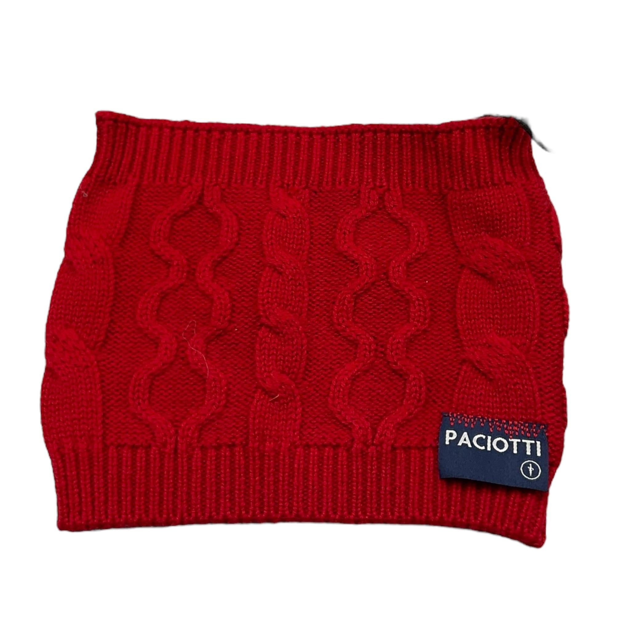 CESARE PACIOTTI collo tinta unita cn logo Rosso per Bambino CLP3320B ROSSO CESARE PACIOTTI