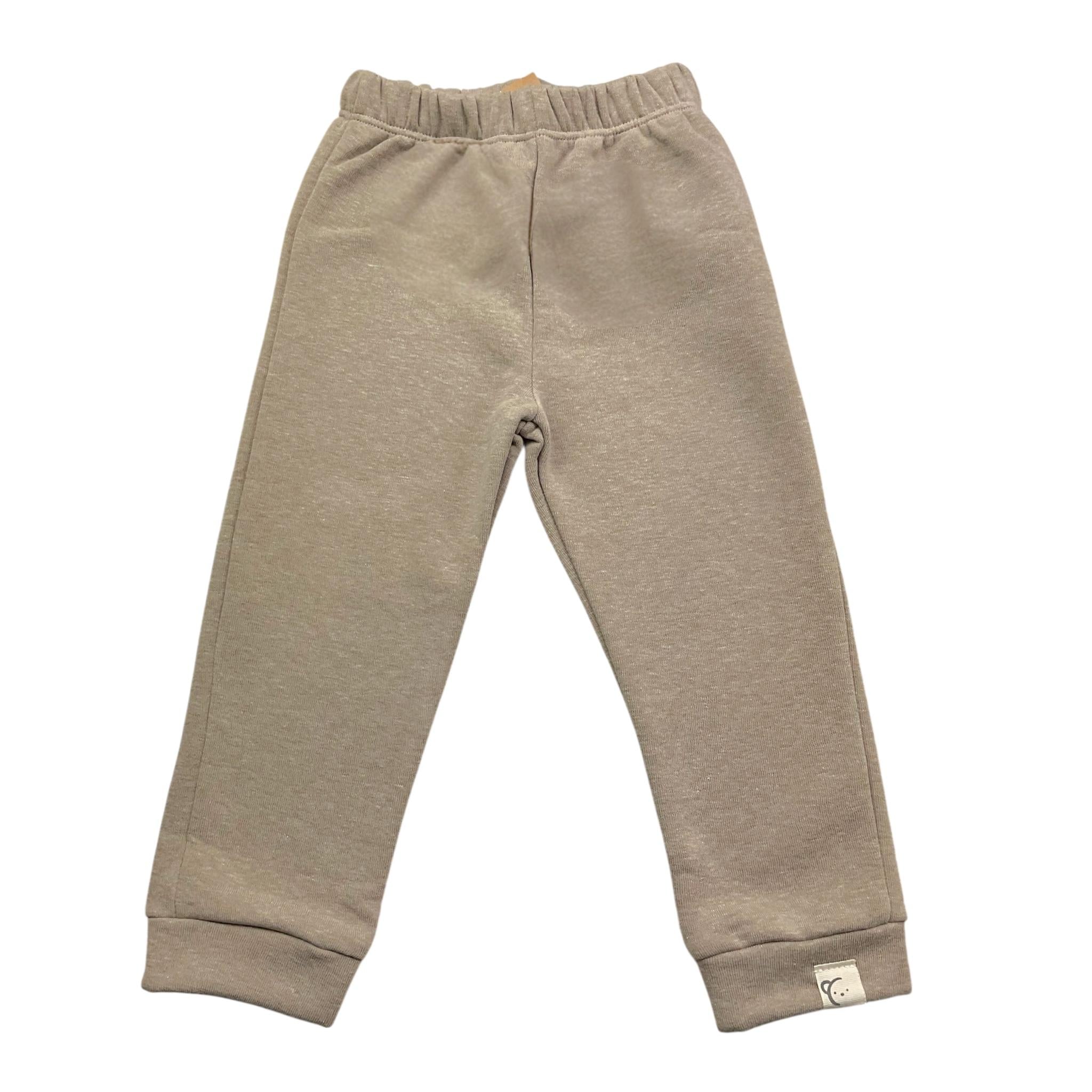CALAMARO pantalone tuta tinta unita con elastico in vita Beige per Bambino 16057 BEIGE CALAMARO