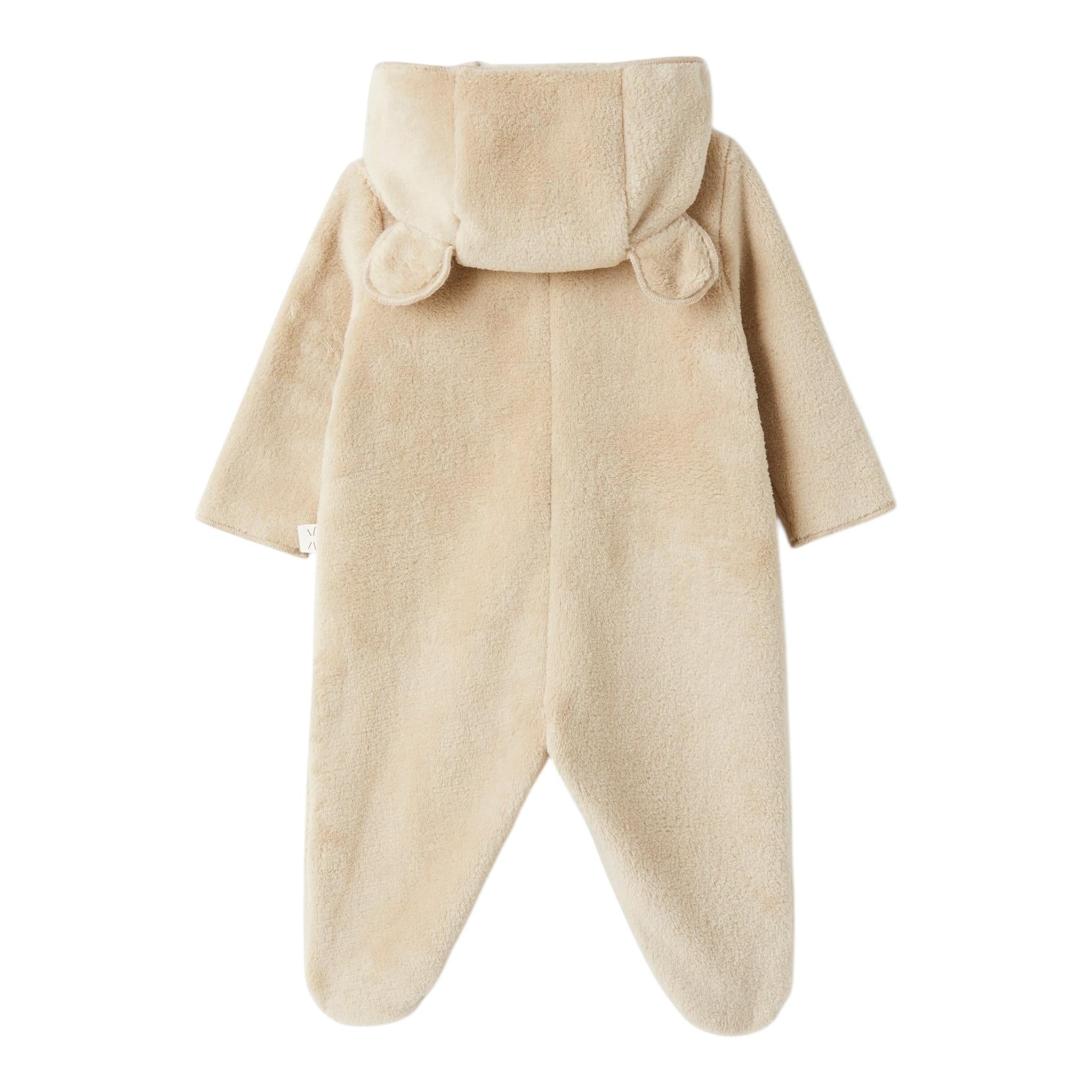 TEDDY E MINOU tutina manica lunga con cappuccio Beige per Neonato I24TU029PE022 BEIGE TEDDY E MINOU