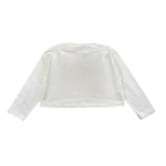 IL GUFO shirt girocollo tinta unita con logo Bianco per Neonata A24TA360MF002 BIANCO IL GUFO