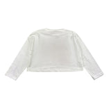 IL GUFO shirt girocollo tinta unita con logo Bianco per Neonata A24TA360MF002 BIANCO IL GUFO