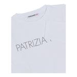 PATRIZIA PEPE shirt girocollo tinta unita con brillantini Bianco per Bambina 7M0753 BIANCO PATRIZIA PEPE
