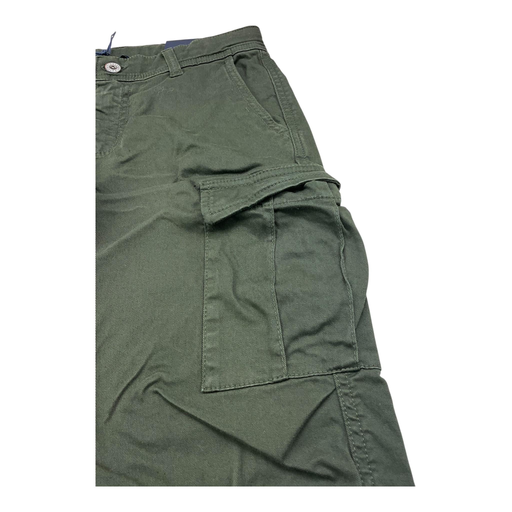 PLEASE pantalone tinta unita con tasconi Verde per Bambino PHS7132B66X VERDE PLEASE