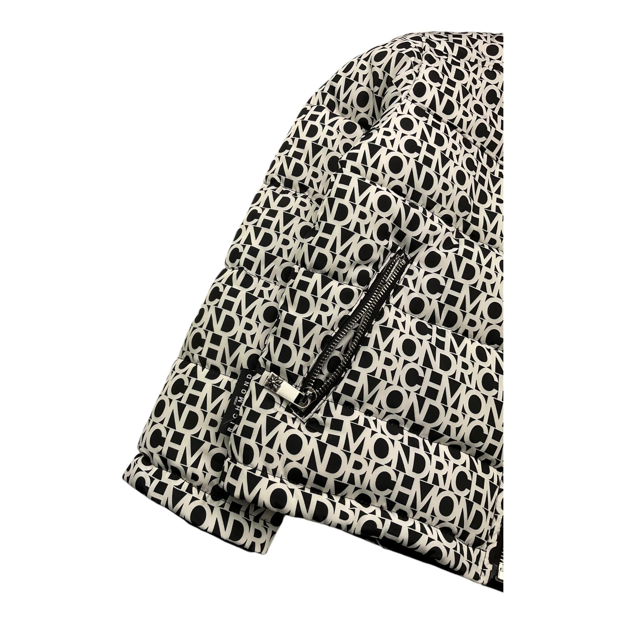 JOHN RICHMOND giubbino stampa fantasia con logo reversibile Bianco/nero per Bambino RBA25046PI BIANCO/NERO JOHN RICHMOND