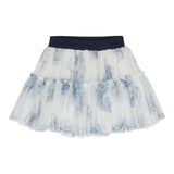MONNALISA gonna tinta unita con tulle Bianco per Bambina 11D705 BIANCO MONNALISA