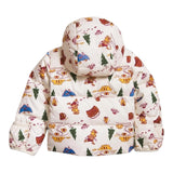 THE NORTH FACE giubbino tinta unita con cappuccio e fantasia Panna per Neonato NF0A7UMKOOZ PANNA THE NORTH FACE