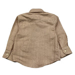TRUSSARDI camicia manica lunga fantasia quadretti Ruggine per Neonato TIA25084CA RUGGINE TRUSSARDI