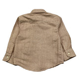 TRUSSARDI camicia manica lunga fantasia quadretti Ruggine per Neonato TIA25084CA RUGGINE TRUSSARDI