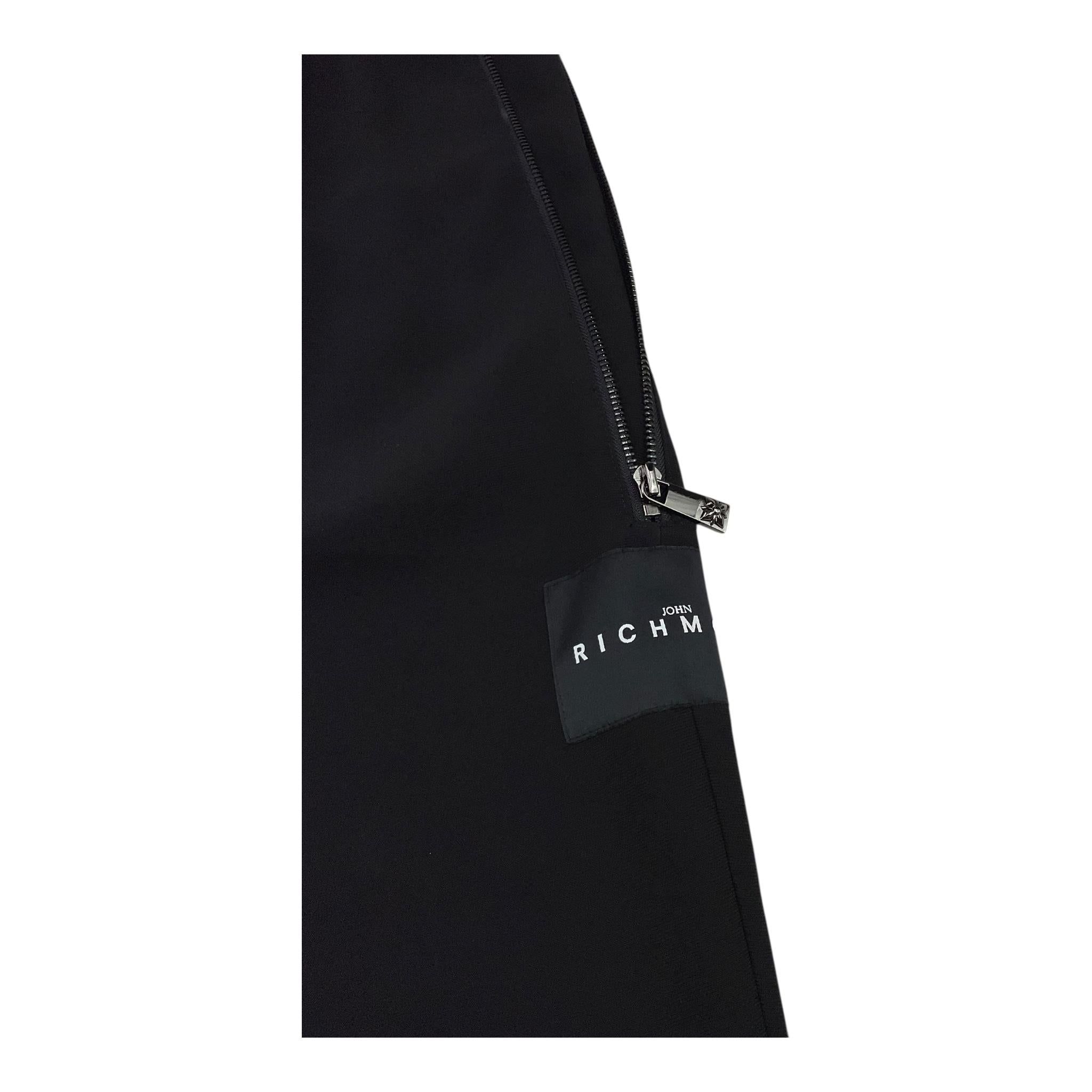 JOHN RICHMOND pantalone tinta unita con elastico in vita Nero per Bambino RBA22080PA NERO JOHN RICHMOND