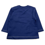GUESS shirt girocollo tinta unita con stampa in contrasto Blu per Neonato N4BI14I3Z14X BLU GUESS