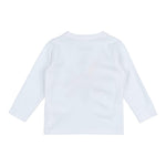 STELLA McCARTNEY shirt girocollo tinta unita con stampa in contrasto Bianco per Bambina TT8010J BIANCO STELLA McCARTNEY