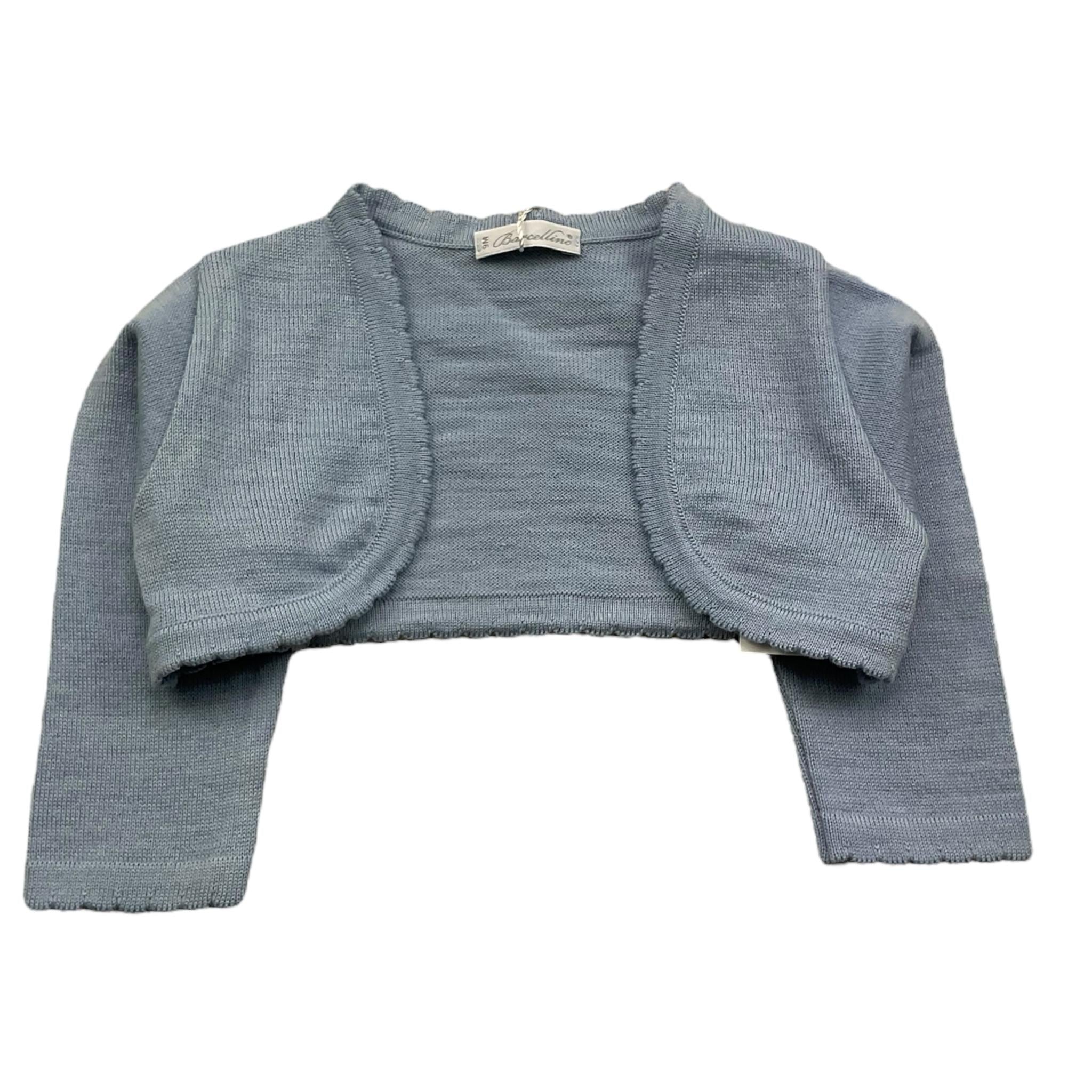 BARCELLINO coprispalle tinta unita Azzurro per Neonata 105327 AZZURRO BARCELLINO