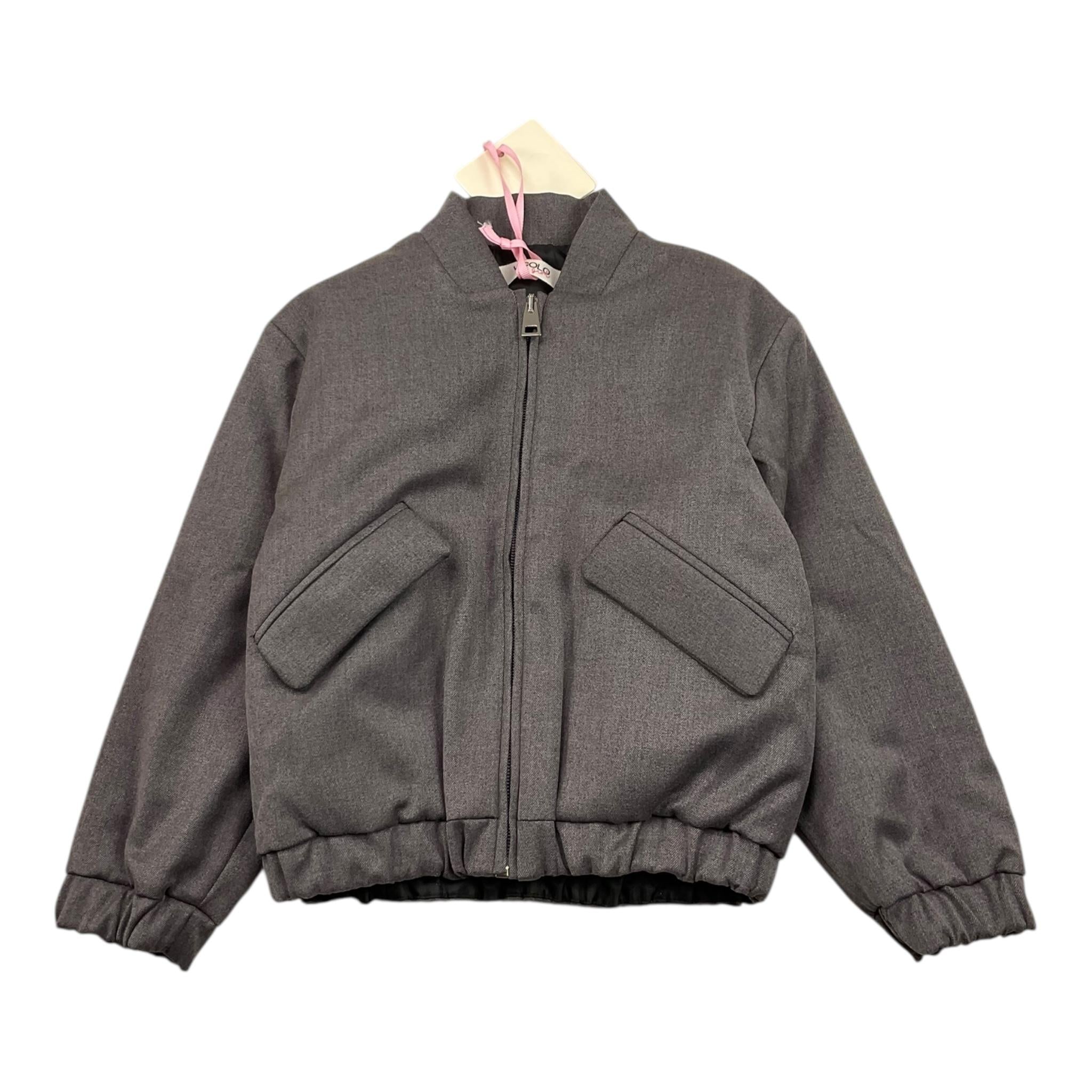 VICOLO giubbino tinta unita con zip Grigio per Neonata 3141O00070 GRIGIO VICOLO