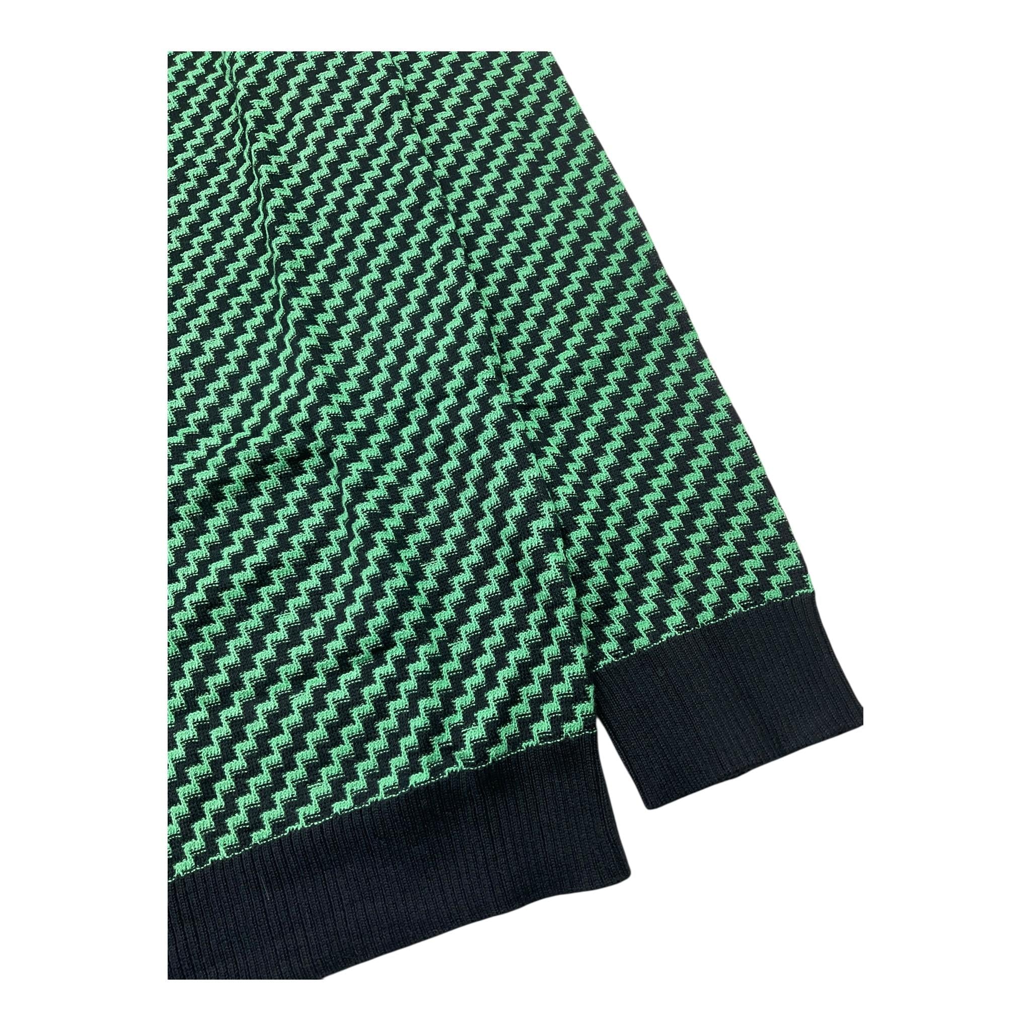 ANTONY MORATO maglia girocollo bicolore con fantasia Nero/verde per Bambino MKSW01280 NERO/VERDE ANTONY MORATO