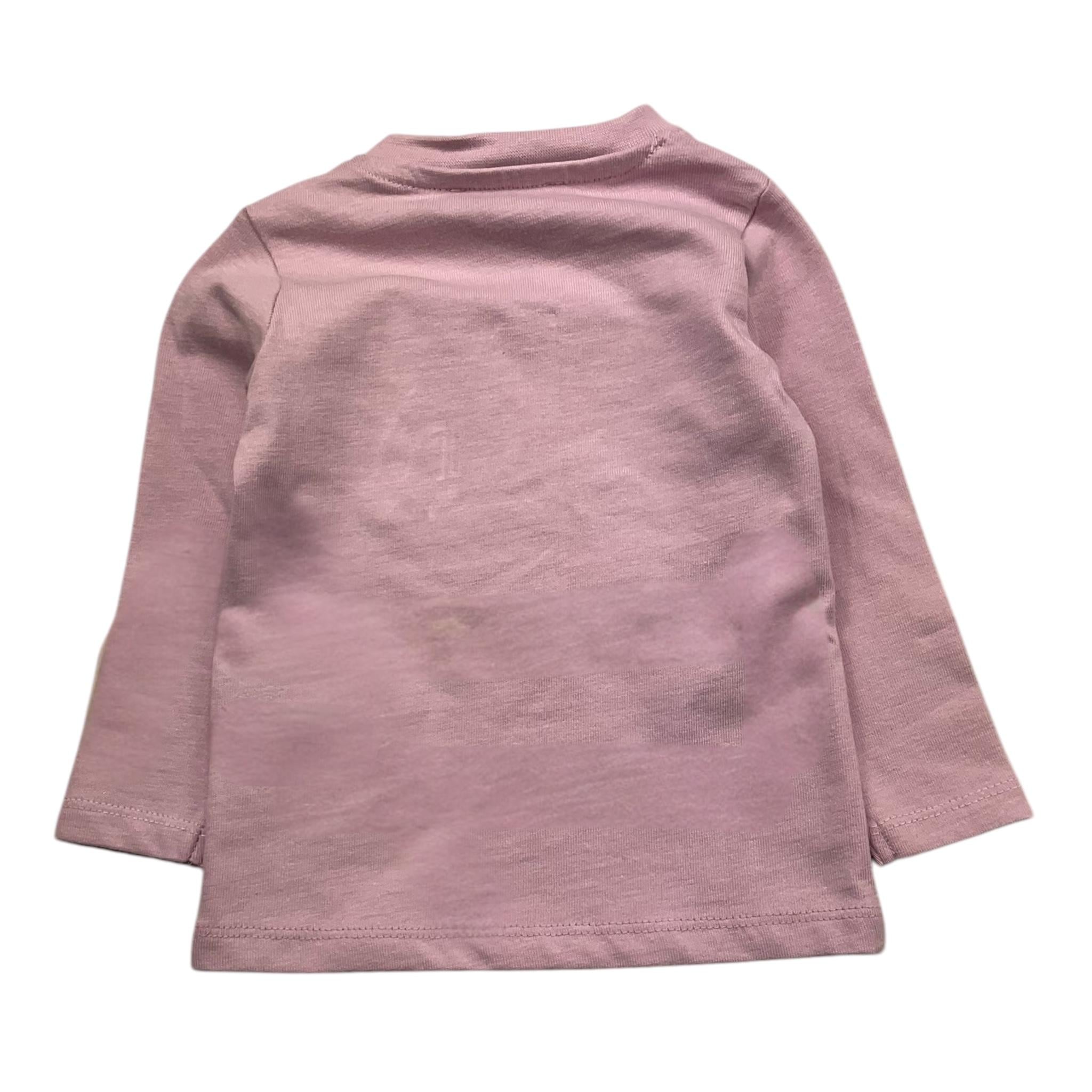 JOHN RICHMOND shirt tinta unita girocollo con stampa Rosa per Neonata RIA25077TS ROSA JOHN RICHMOND