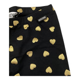 MOSCHINO leggins tinta unita con stampa cuori Nero per Bambina MDP039J NERO MOSCHINO