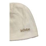LE BEBE' cappell in ciniglia tinta unita con fiocco Bianco per Neonata LBG59488 BIANCO LE BEBE'