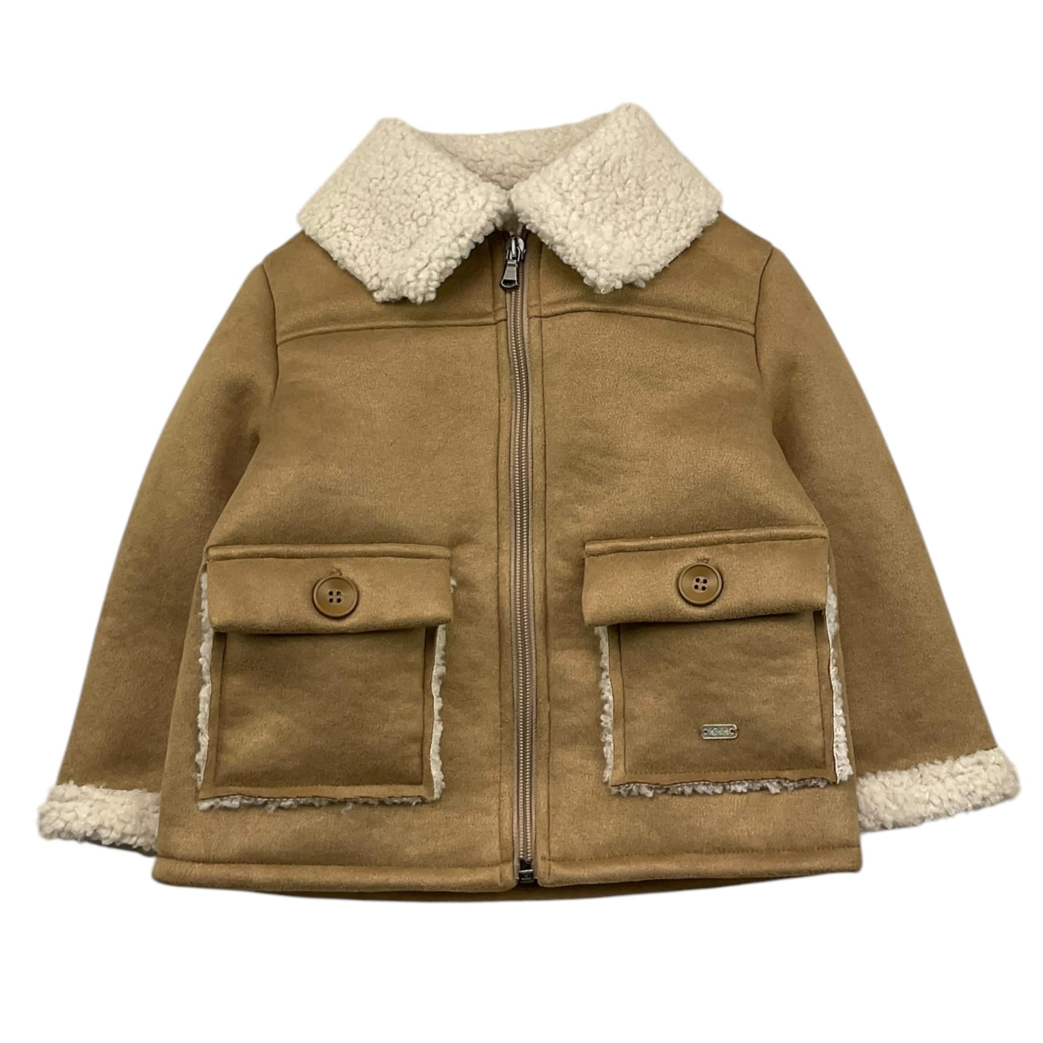 LE BEBE' montone tinta unita con zip Cammello per Neonato LBB5190 CAMMELLO LE BEBE'