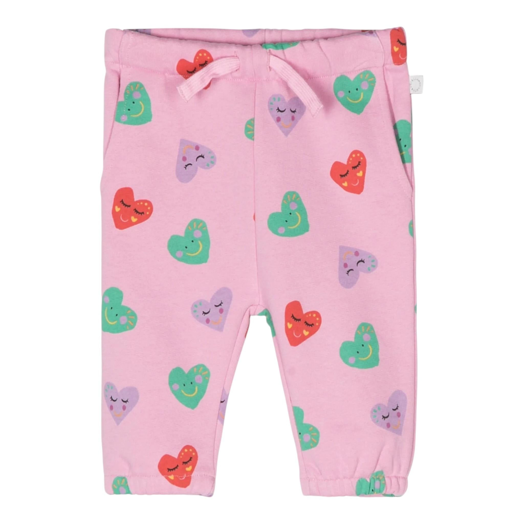 STELLA McCARTNEY pantalone tuta tinta unita con stampe Rosa per Bambina TT6090J ROSA STELLA McCARTNEY